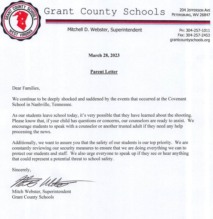 Response to Nashville School Shooting