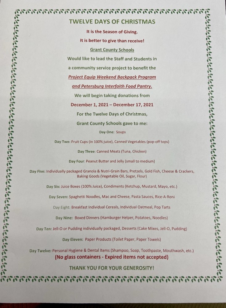 12 Days of Christmas