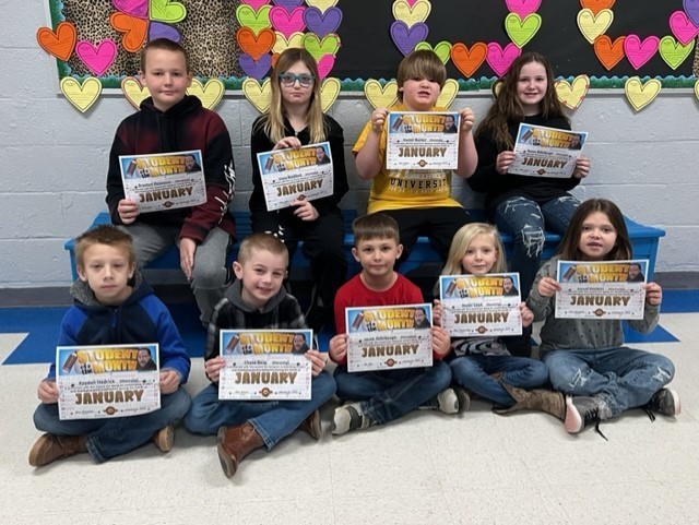 MES January Students of the Month