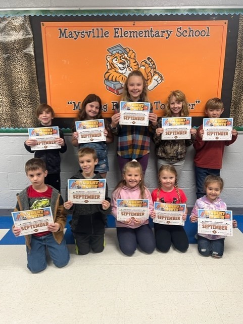 MES September Student of the Month 