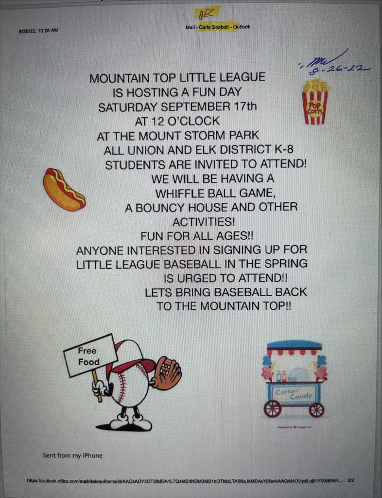 Mountaintop Little League Baseball